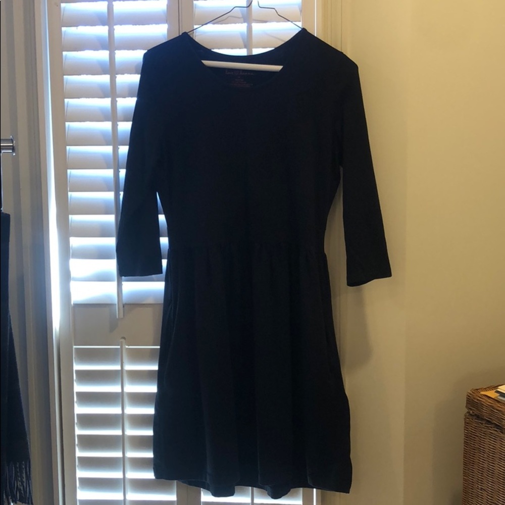 Hanna Andersson womens casual black dress